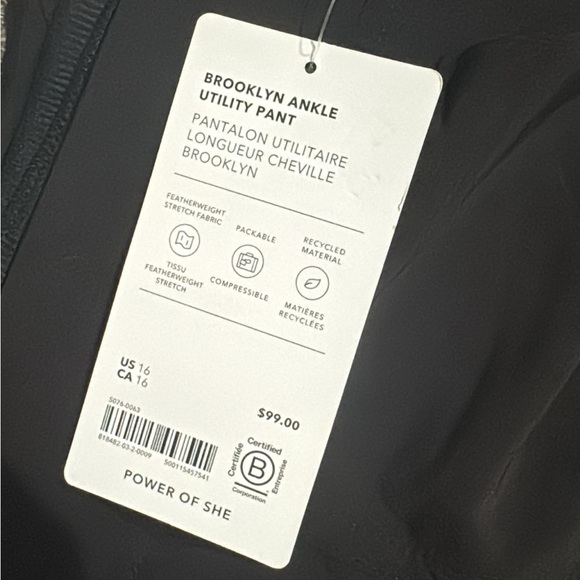 Athleta Brooklyn Ankle Utility Pant // Black - Picture 14 of 16